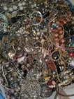 8 Pounds Jewelry Costume Vintage Mix LBS & Wearable