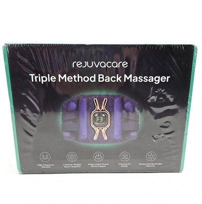 Rejuvacare Back Vibration Massager with Infrared Heat, Massage Triple Method