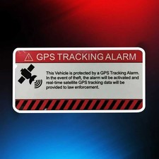 WARNING Security System Stickers Vehicle alarm sticker4