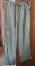 Caravan Pull on Cargo Pants Social Standard by Sanctuary Olive Large