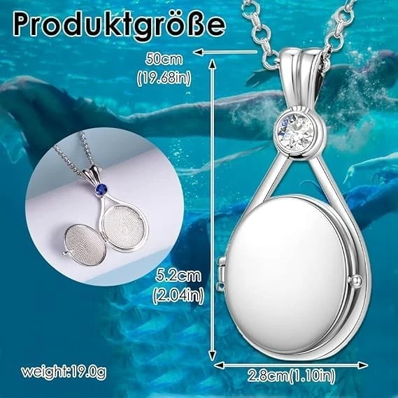 2 Stück H2O Plötzlich Meerjungfrau Kette, H2O Kette, Halskette mit Mermaid - Bild 4 von 4