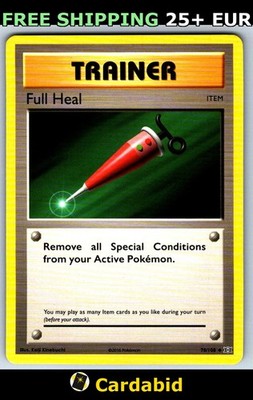 Full Heal - EVO #78/108 XY - Evolutions Keiji Kinebuchi LP