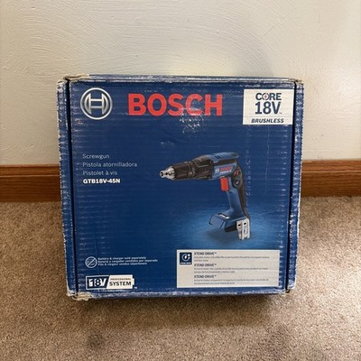BRAND NEW BOSCH GTB18V-45N Xtend Drive 18V 18 Volt Brushless 1/4'' Hex Screwgun