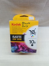 Kodak Inkjet Printer Ink 10B Black Ink Only  No Color Ink  Please Read