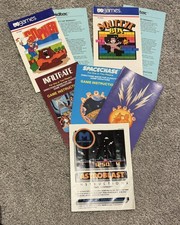 Lot Of 5 Atari US Games / Apollo Game Manuals