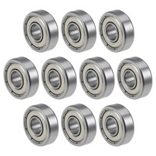 10x 6mm Inner Dia 16mm OD 5mm Bore R1660ZZ Deep Groove Ball Bearing Chrome Steel