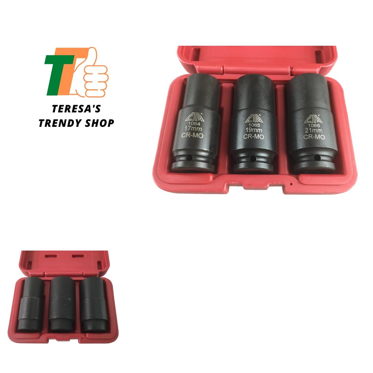 チャーたん CTA Tools 3pc Crank Bolt Socket Set - 17/19/21mm 1069 for