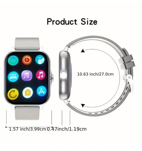 NOWY INTELIGENTNY ZEGAREK CIŚNIENIE KRWI TRACKER FITNESS MĘŻCZYŹNI KOBIETY ANDROID IOS BLUETOOTH - Zdjęcie 3 z 14