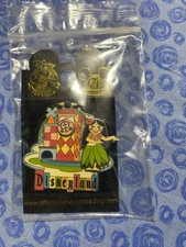 Disneyland 50th Anniversary It’s A Small World Hula Girl Pin