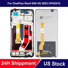 For OnePlus Nord N30 5G 2023 CPH2515 Display LCD Touch Screen Digitizer  Frame