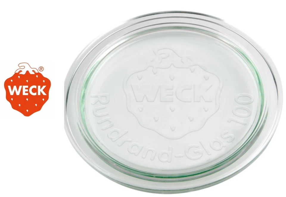 Ersatzdeckel original WECK Glasdeckel RR 100 für Rundrandglas 1128