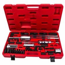 Auto Truck Diesel Injector Extractor Slide Hammer Puller Extractor Complete Set