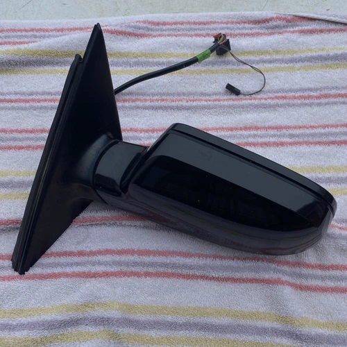 2010-2016 Audi A4 Left Driver Side View Mirror Black w/ Memory w/ Warning