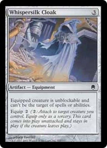 Whispersilk Cloak  Darksteel MtG NM