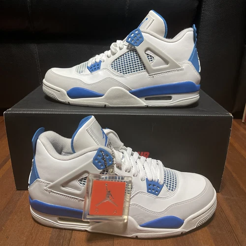 (10.5) Jordan 4 Military Blue! this Pair Is Brand New! BOX KEPT ITS WHOLE LIFE!￼