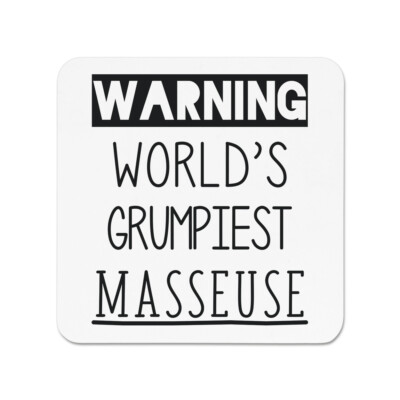 Warnung World's Grumpiest Masseuse Kühlschrankmagnet Toll Best Massage Lustig