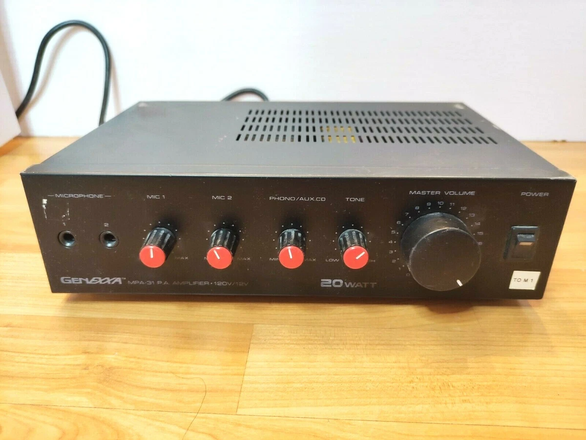 (412) Radio Shack Amplifier Model MPA31 PA, 48 OFF