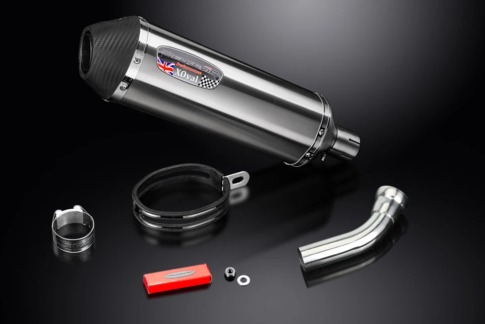 BMW K1200R 2005-2009 Delkevic Slip On 13.5" X-Oval Kit de silenciador de escape de acero inoxidable Foto 4 de 4