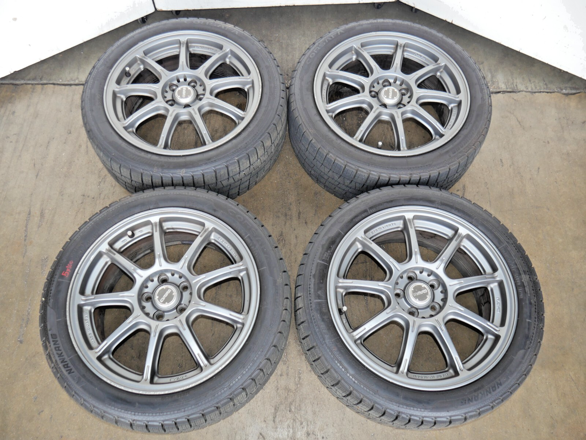 RAYS GRAM LIGHTS 5X100 WHEELS & TIRES 225/45/17 RAYS 57G RIMS 17X7