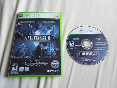 Final Fantasy XI Vana'diel Collection 2008 (XBox 360) NO MANUAL