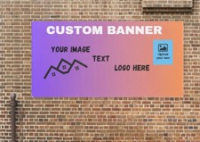 Custom Personalized Vinyl Banner Heavy Duty Premium 13oz Made in USA