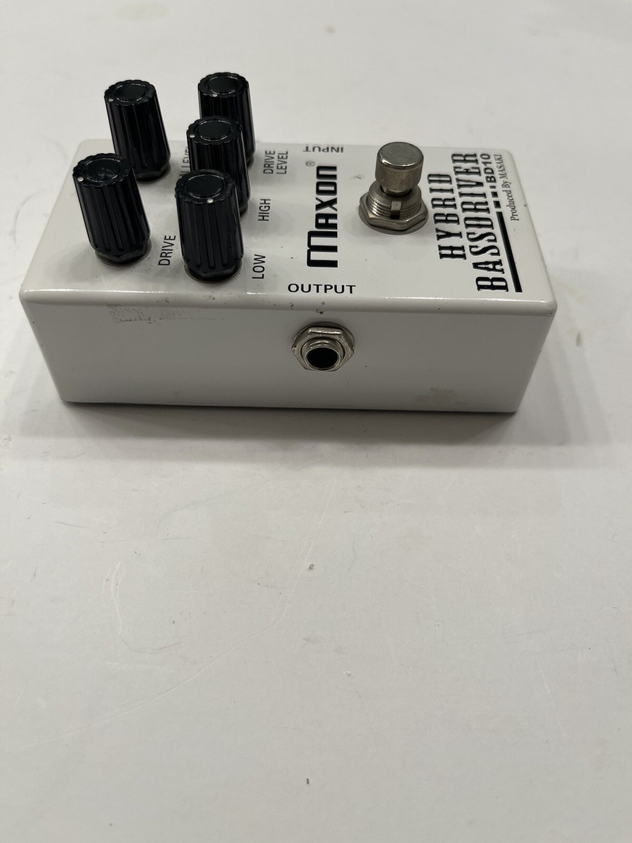 Maxon BD10 Hybrid Bass Driver Overdrive Bassdriver Guitar Effect
