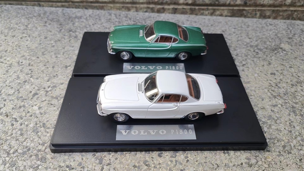 1/43 Scale VOLVO P1800 Diecast Model Car--White/Green | eBay