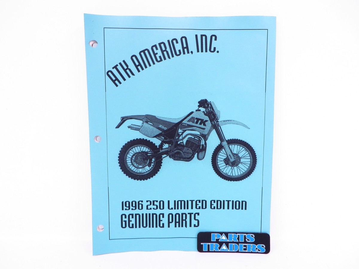 Genuine ATK Dealer Parts List Catalog Manual 1996 250 Air Cooled