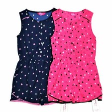 Neu PRIMARK Mädchen kurzer Jumpsuit Overall Einteiler Sommer Gr. 110, 116, 122