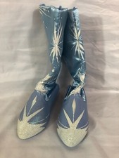 Disney Frozen 2 Elsa Jakks Pacific Costume Boots Size Large Girls