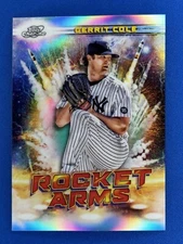 2022 Topps Cosmic Chrome #RA-1 Gerrit Cole Rocket Arms Yankees