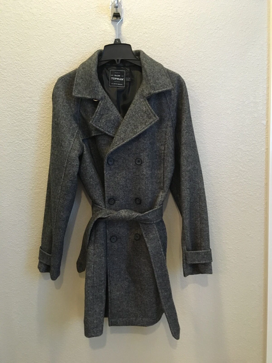 Topman wool clearance coat