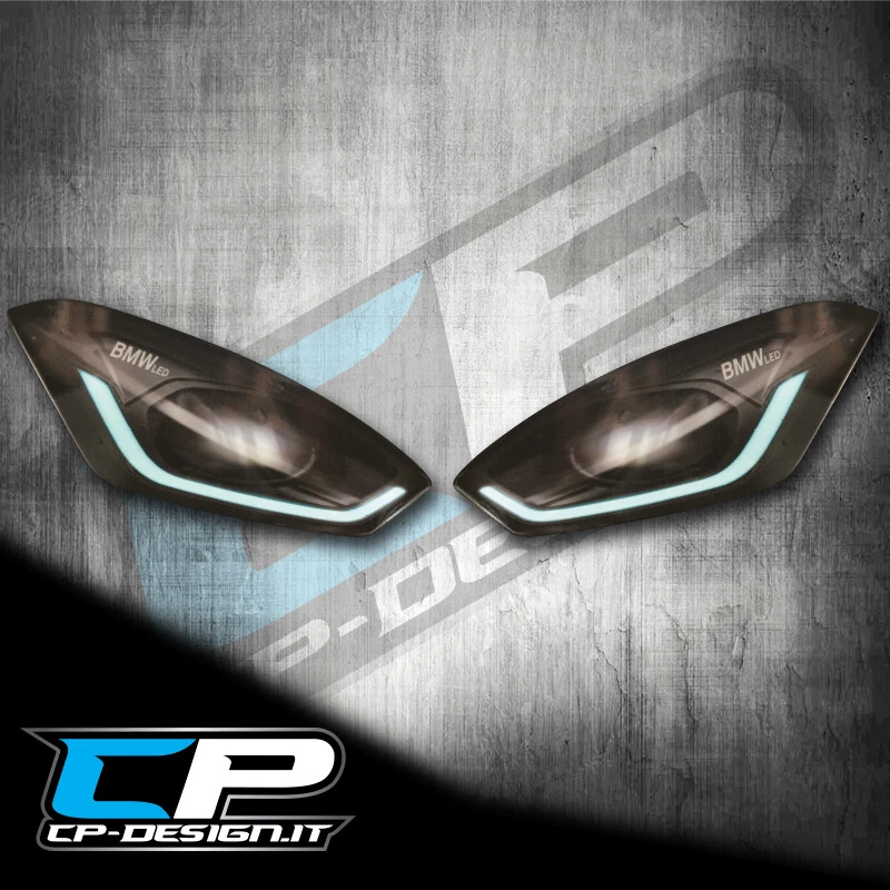 CPDESIGN Kit fari adesivi per carene da pista Bmw s1000 rr dal 2019 al 2021 SBK stickers
