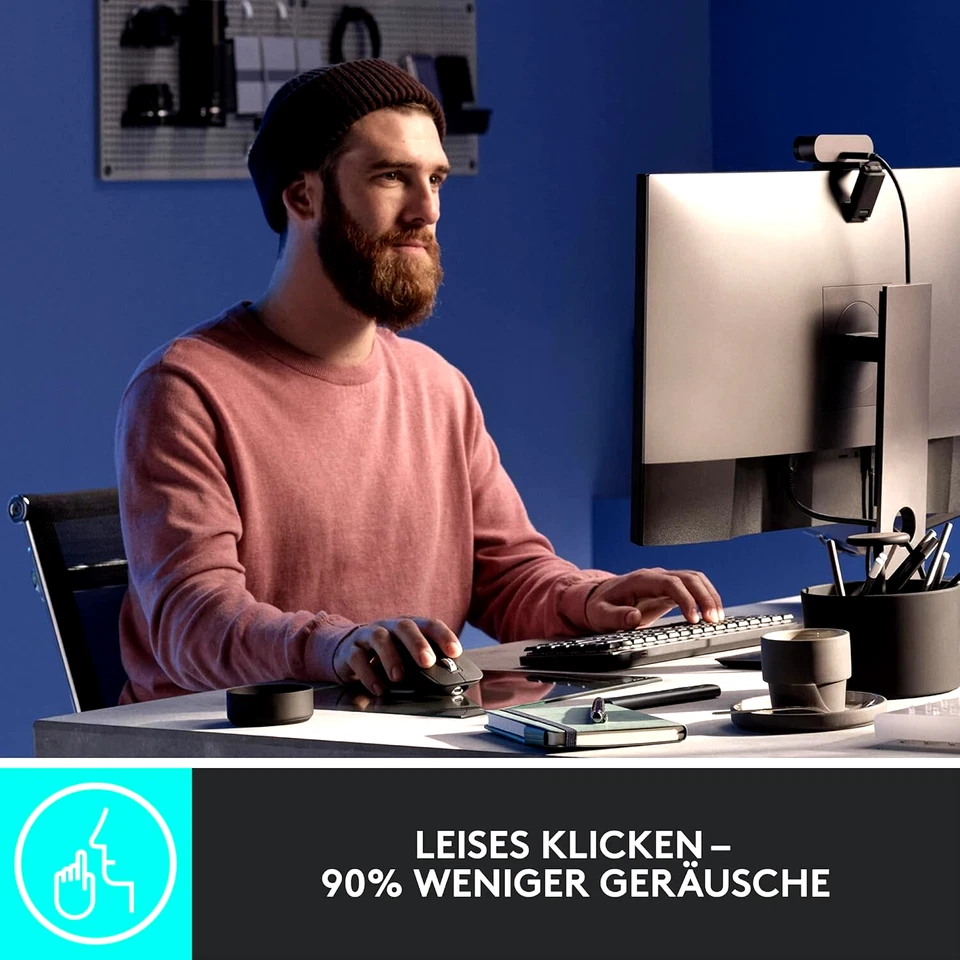 Logitech MX Master 3S – kabellose Performance-Maus mit ultraschnellem Scrollen - Bild 4 von 4