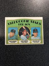 1972 Topps # 79 Carlton Fisk and Cecil Cooper rookie (B)