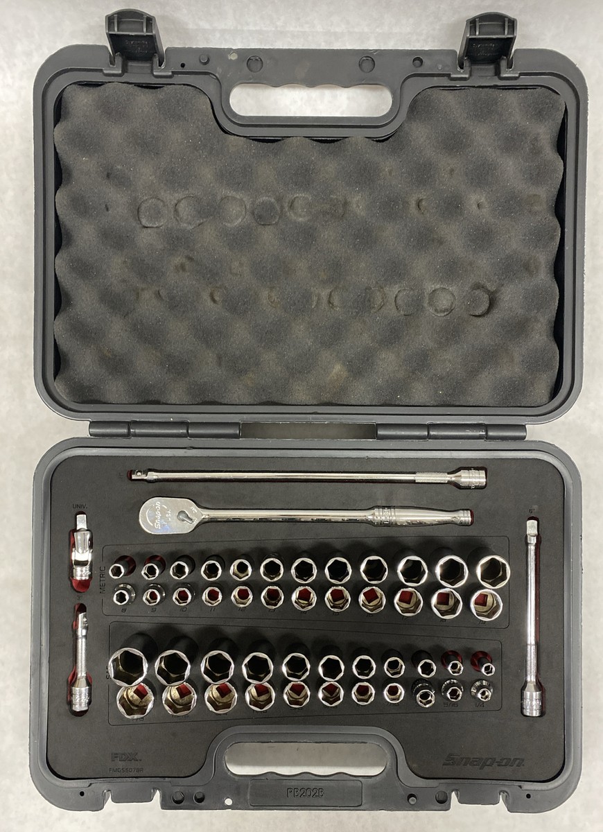 Snap-On FMGSS06BR 51 Piece 3/8 Inch Socket Set | Aftermarket