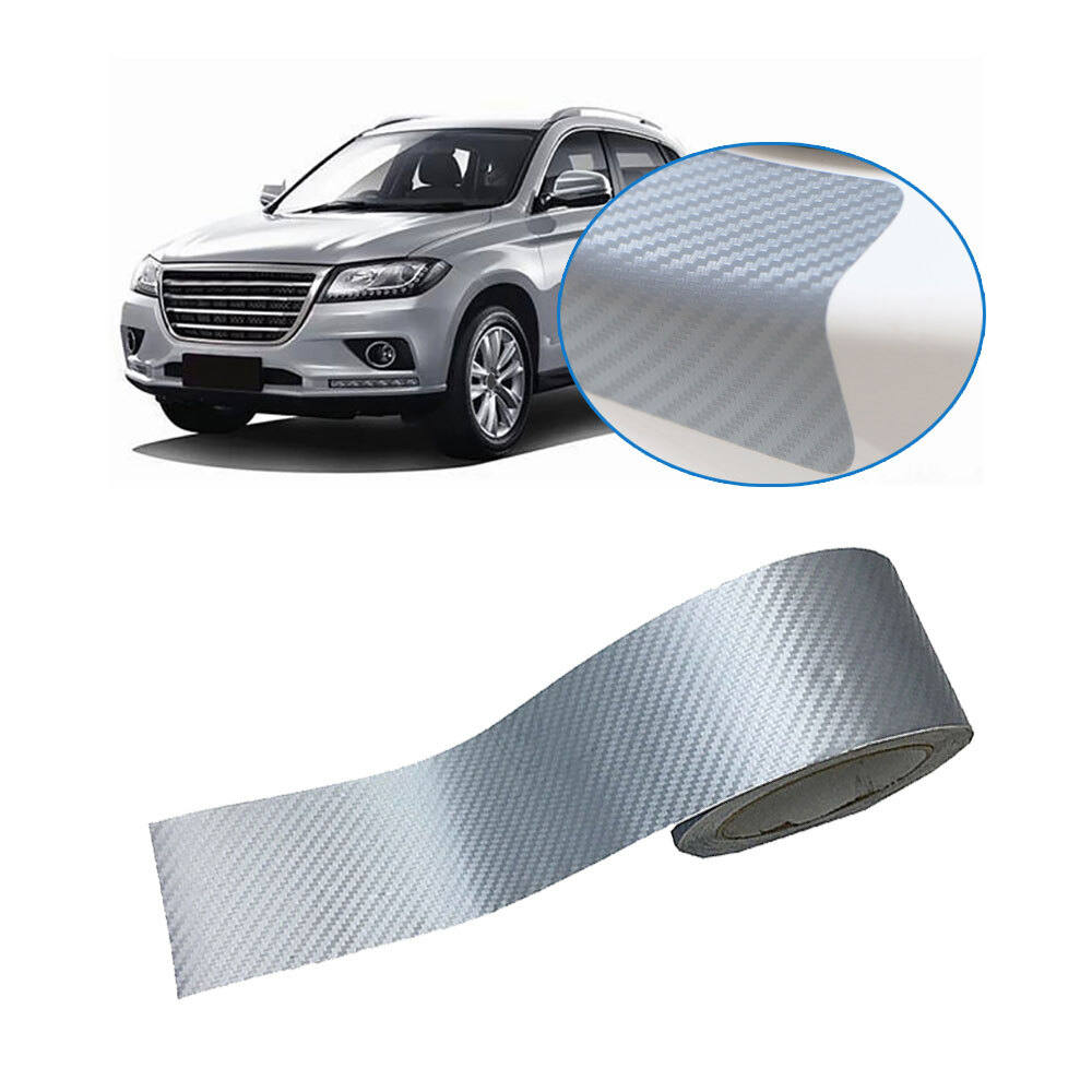 Carbon Fiber Car Door Protector Sticker Sill Scuff Body Anti Scratch