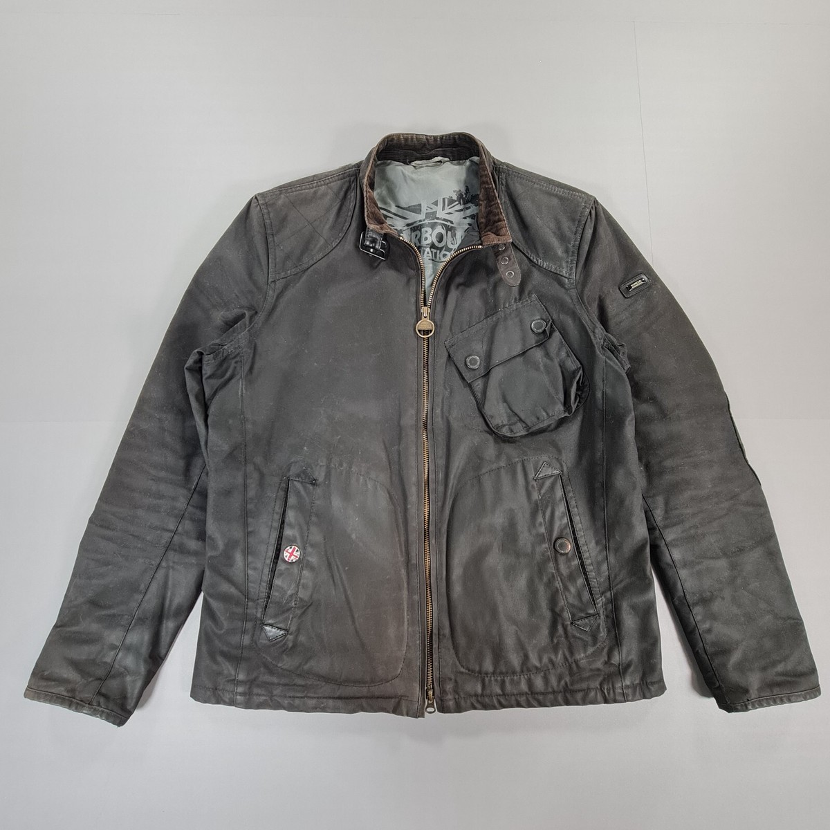 Motorcycle Jacket Barbour Bonner Barbour International Wax