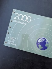 2000 Lincoln Continental Electrical Wiring Diagrams Service Shop Manual OEM