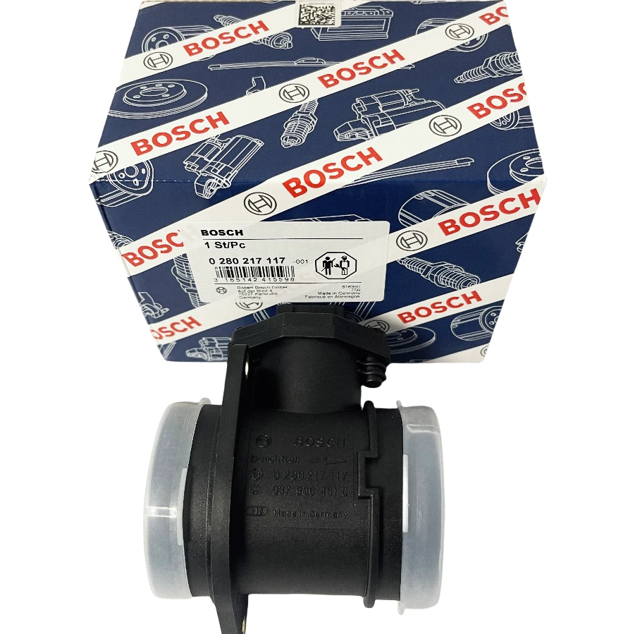 MAF Mass Air Flow Sensor 0280217117 For VW Jetta Passat Golf A4 Fiat 500 NEW Foto 3 de 4