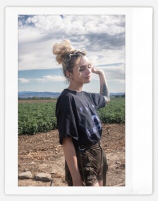 Art model Bradley Instax Wide Instant Film Print