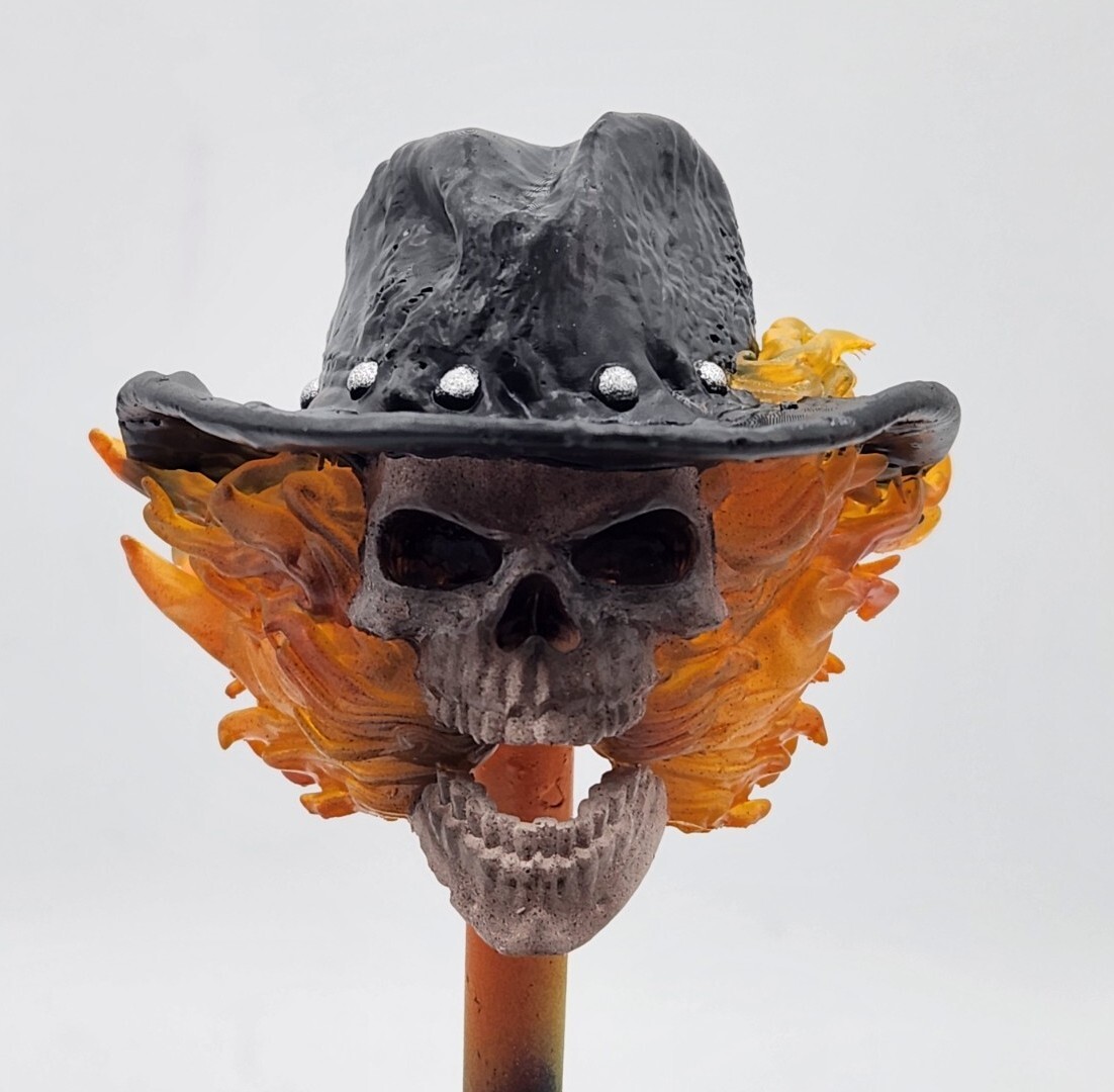 Marvel Legends Custom Carter Slade Ghostrider Screaming Head 1/12