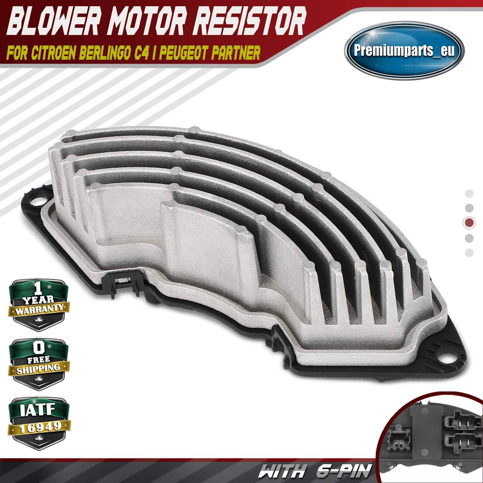 Heater Blower Motor Resistor for Citroen Berlingo C4 I Peugeot Partner