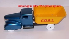 Wyandotte 16" Toy Coal Dump Truck Wrap Around Head Lights 16"L x 5"W x 5½"H