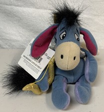 DISNEY Valentine's Day MINI BEAN BAG CUPID EEYORE 9" Disney Store 1990's NWT