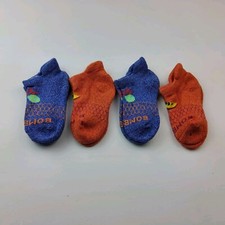 Bombas Toddler Ankle Socks Lot Of 4 Pairs Size T