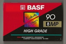 BASF-High Grade-Compact Videocassette 90 min-8 MP-Fantastic Colours-Camcorder