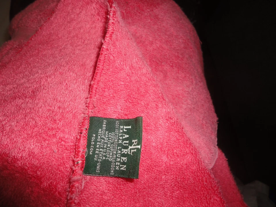 JUEGO DE TOALLAS Y PAÑOS DE MANO RALPH LAUREN CLASSIC CORAL (2 PIEZAS) Foto 3 de 3