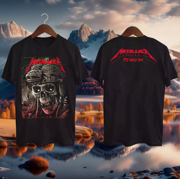 Metallica M72 Mexico City Night On 20 Sep 2024 Tour T-Shirt Gift Full Size S-5XL