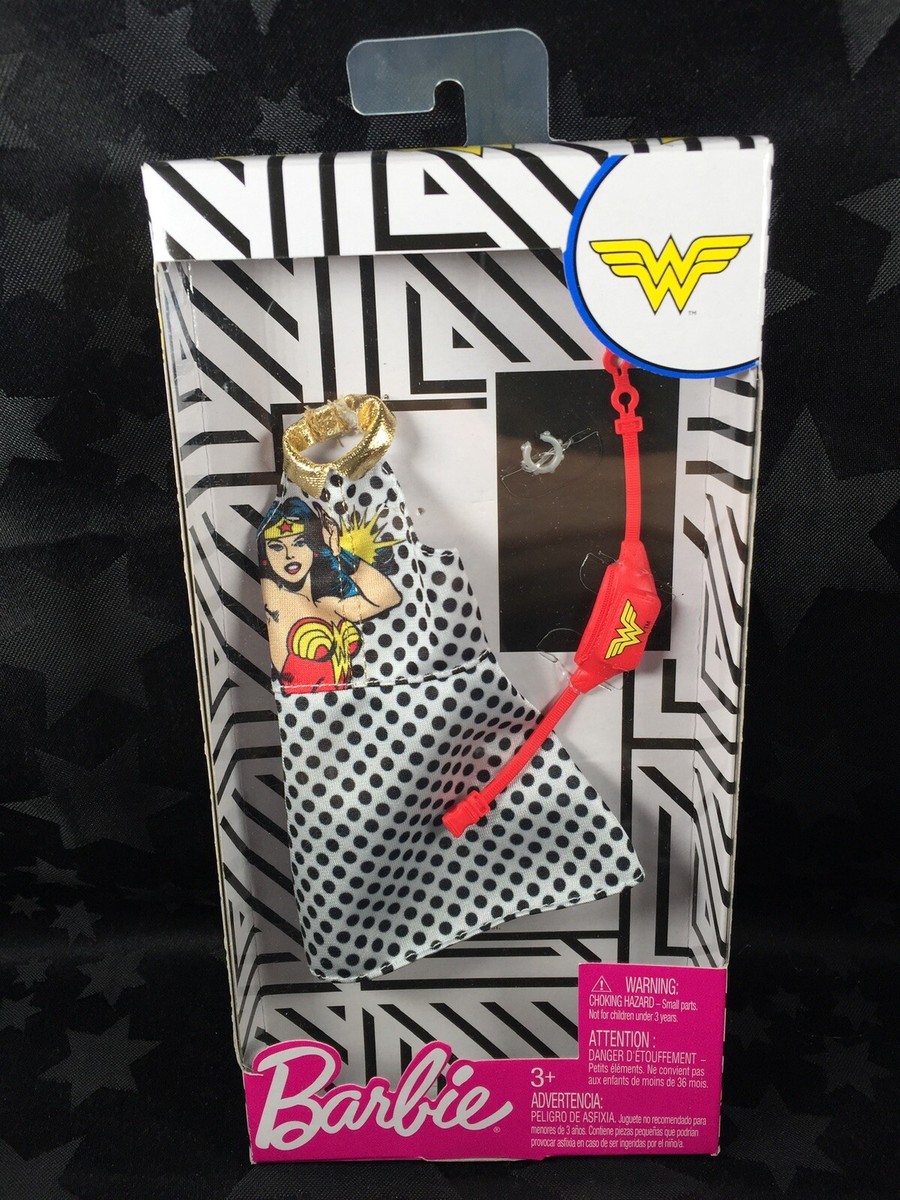 Barbie Doll Fashion Pack Wonder Woman Outfit, New (3)